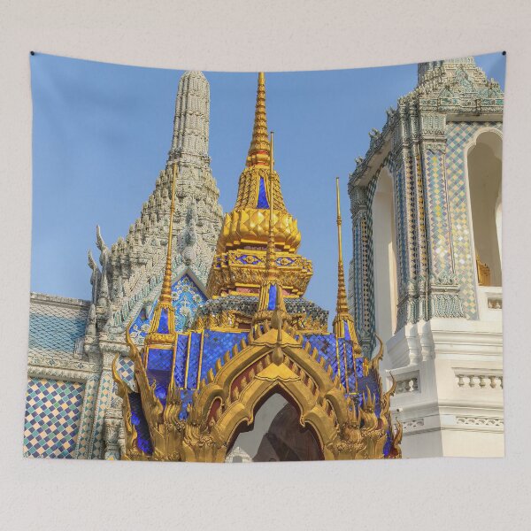 Item preview, Blue and Gold Architecture designed and sold by SafariByMarisa.