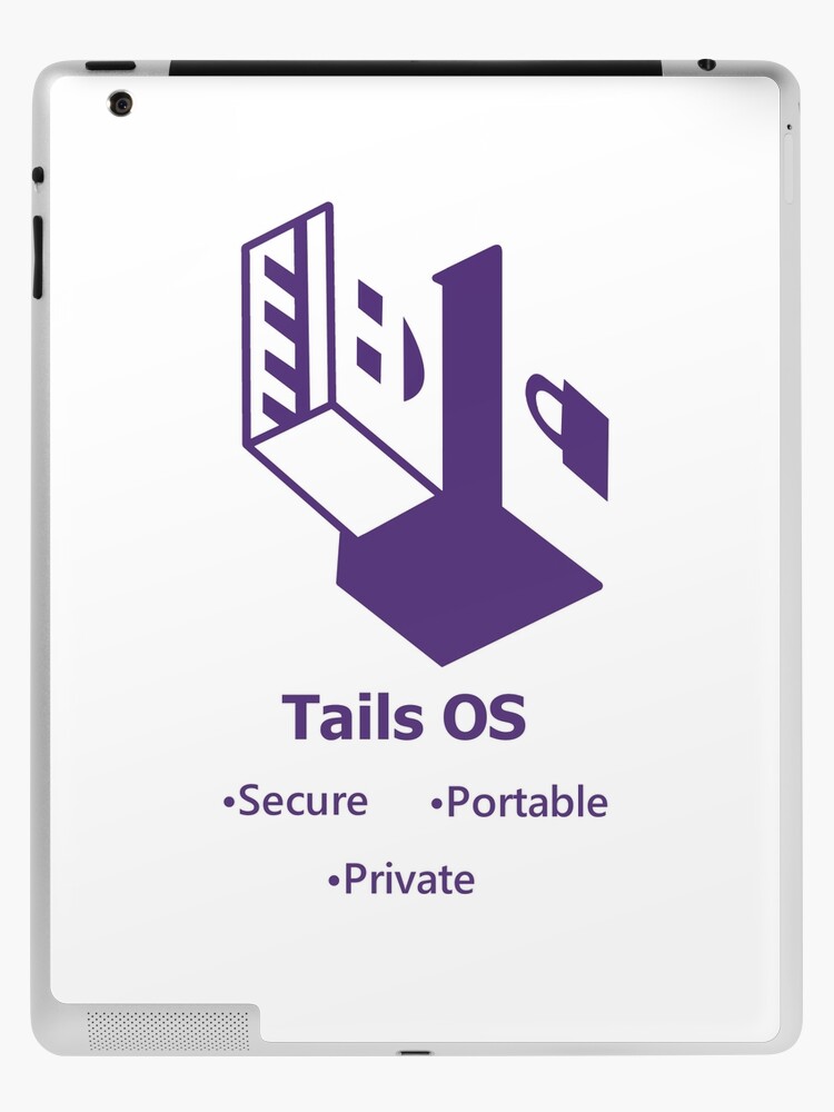 Tails OS Logo - Secure, Portable, Private" iPad Case & Skin for Sale by  kazilii | Redbubble