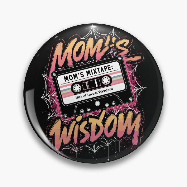 Item preview, Mom's Wisdom Mixtape designed and sold by Quirky Shirts.