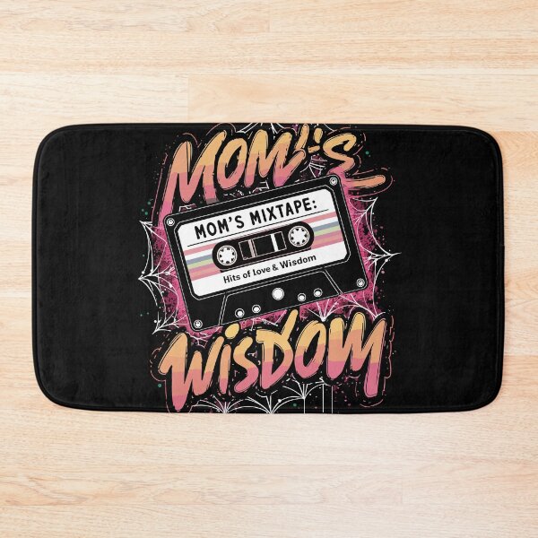 Item preview, Mom's Wisdom Mixtape designed and sold by Quirky Shirts.