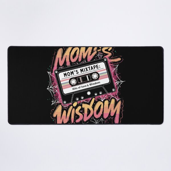 Item preview, Mom's Wisdom Mixtape designed and sold by Quirky Shirts.