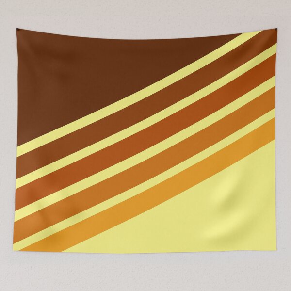 Item preview, Iconic Retro German Car Racing Stripes in Gold, Yellow and Orange designed and sold by Deutschic.