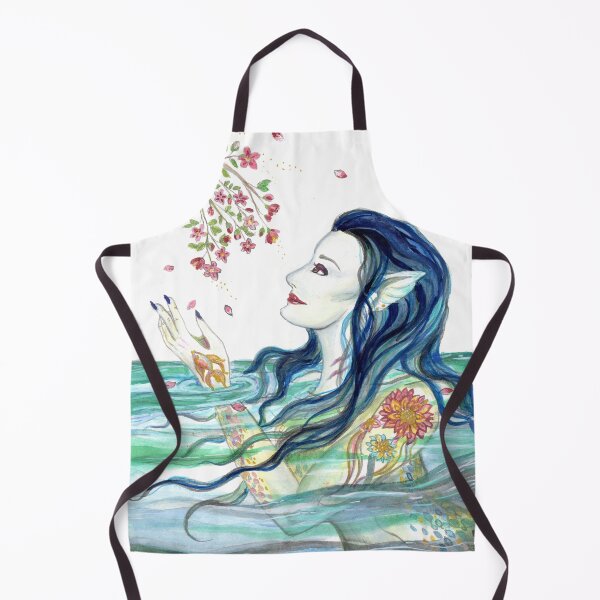 Item preview, "Mermaid and Apple Blossoms" designed and sold by MsFledermaus.