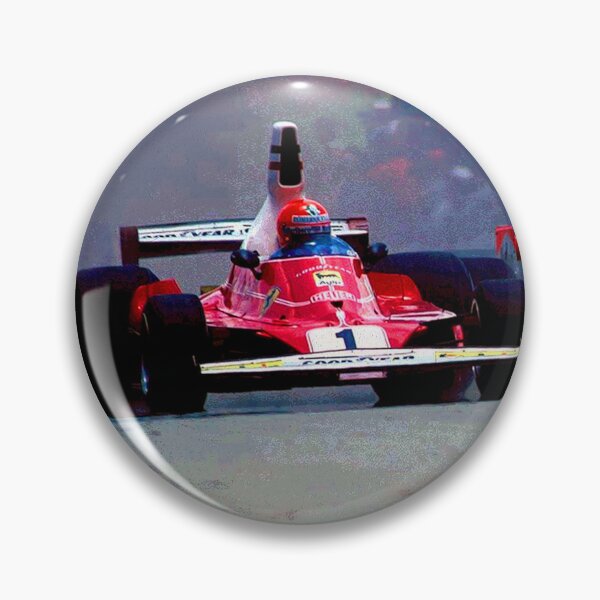 Item preview, Niki Lauda fighting with James Hunt in their 1976 F1 racecars abstract designed and sold by Rodissimus1984.