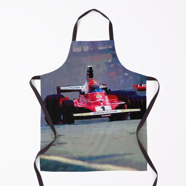 Item preview, Niki Lauda fighting with James Hunt in their 1976 F1 racecars abstract designed and sold by Rodissimus1984.