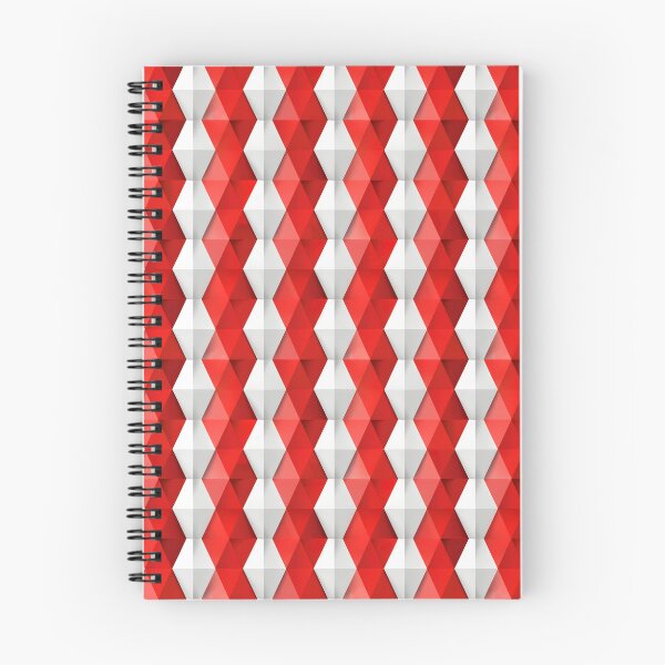 Item preview, Red and White Column Pattern  designed and sold by ArtbyAiGallery.