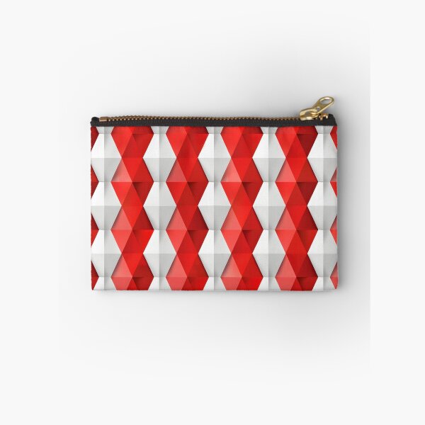 Item preview, Red and White Column Pattern  designed and sold by ArtbyAiGallery.