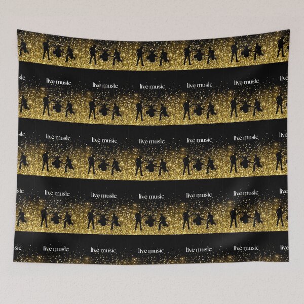 Item preview, Live Music With A Band Of Musicians designed and sold by BrightrDayMusicArt.