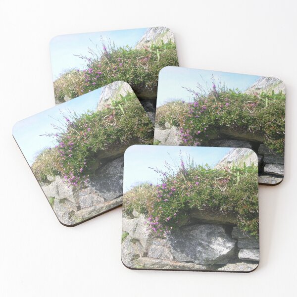 Item preview, Heather On A Stone Wall - Isle Of Lewis UK designed and sold by lezvee.