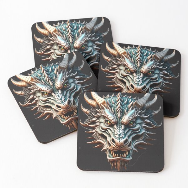 Item preview, Majestic Dragon Head in Stunning 3D designed and sold by DarkFatherDesigns.