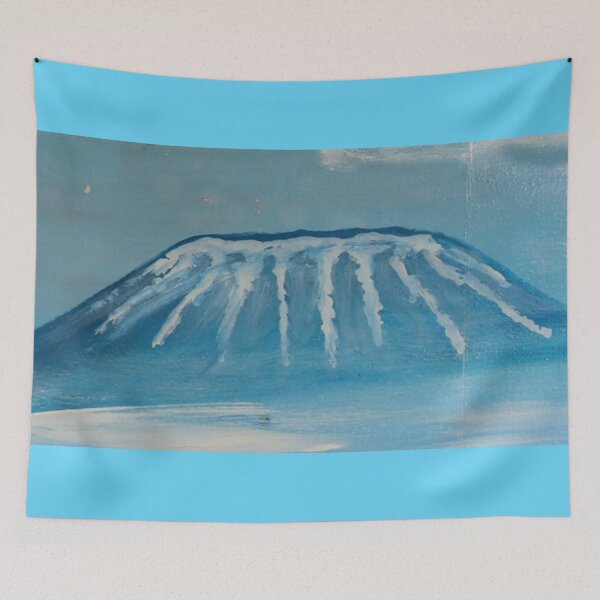 Item preview, Snow flowing down gullies on Mt Kilimanjaro designed and sold by annenambiro.