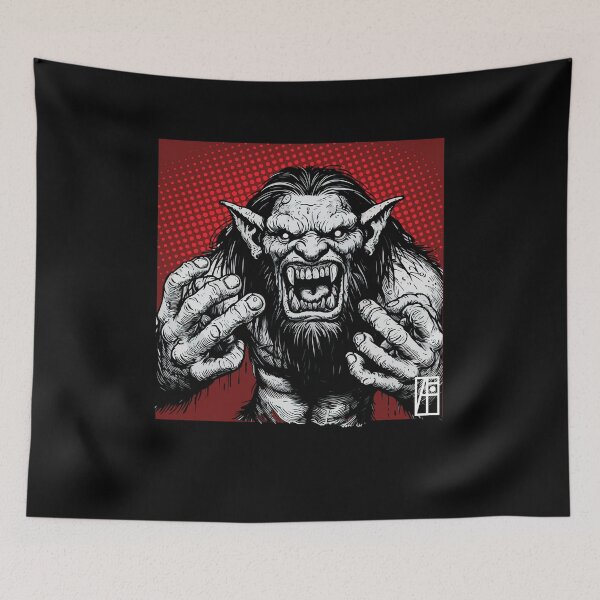 Item preview, TROLL - MONSTER - WILD FORCE - WARRIOR - 2 designed and sold by ArtProjectShop.