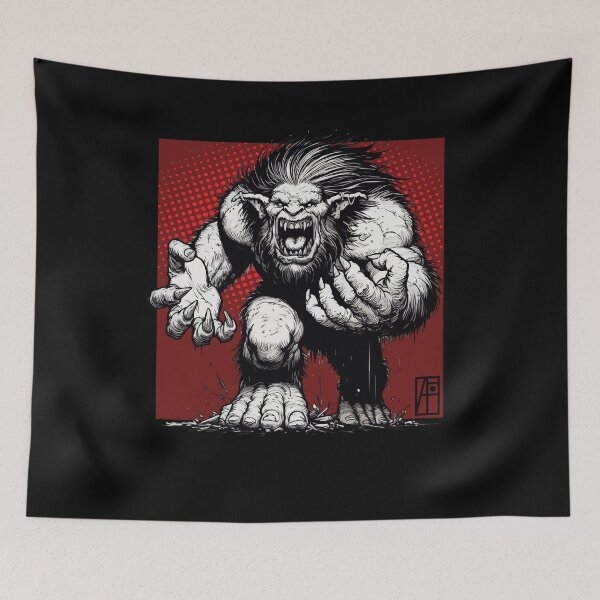 Item preview, TROLL - MONSTER - WILD FORCE - WARRIOR - 5 designed and sold by ArtProjectShop.