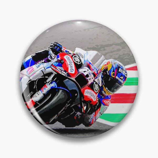 Artikelvorschau, Miguel Oliveira rast mit seinem MotoGP-Motorrad durch die Kurven von Mugello Aquarell entworfen und verkauft von Rodissimus1984.