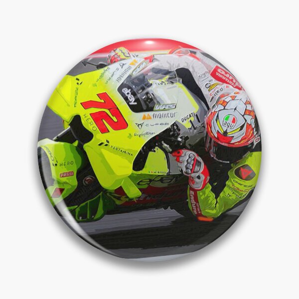 Item preview,  Marco Bezzecchi racing his MotoGP motorcycle through the corners of Mugello watercolor designed and sold by Rodissimus1984.