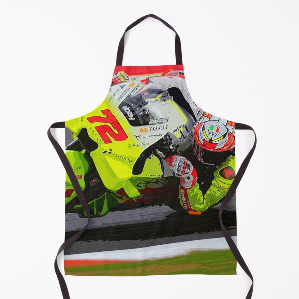 Item preview, Marco Bezzecchi racing his MotoGP motorcycle through the corners of Mugello watercolor designed and sold by Rodissimus1984.