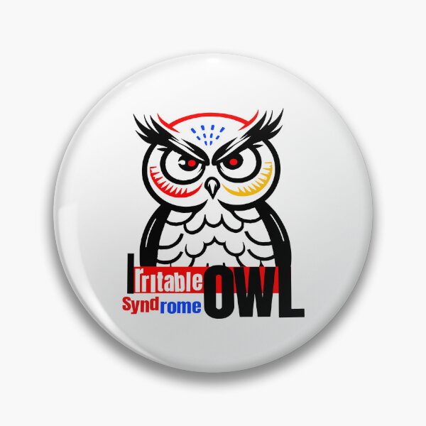 Item preview, Irritable Owl Syndrome - Humor for owl lovers designed and sold by ObjCrea123.