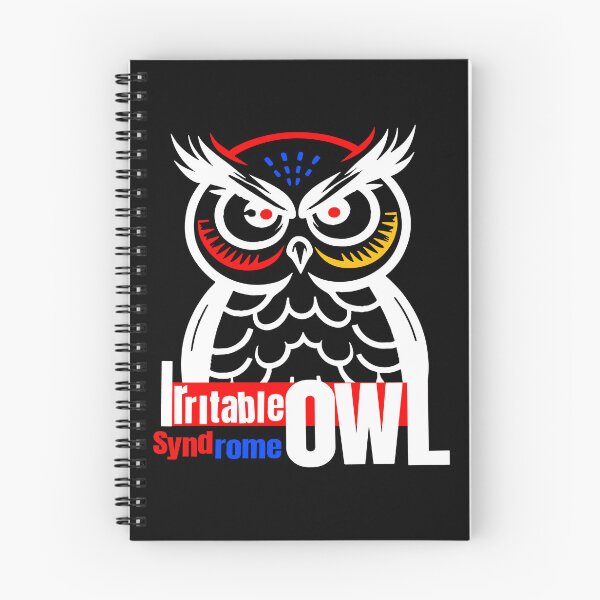 Item preview, Irritable Owl Syndrome - Humor for owl lovers designed and sold by ObjCrea123.