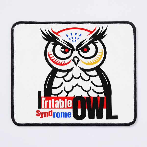 Item preview, Irritable Owl Syndrome - Humor for owl lovers designed and sold by ObjCrea123.