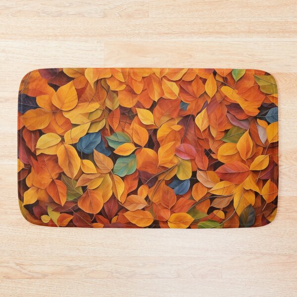 Item preview, Autumnal Whispers Oil Painting Leaves #3 designed and sold by NatureSight.
