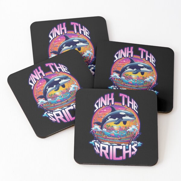Item preview, SINK THE RICH (BLACK) designed and sold by Dolls X Beauty.