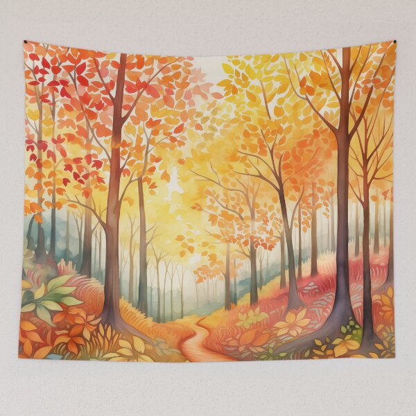 Item preview, Autumnal Mood Watercolor Painting #4 designed and sold by NatureSight.