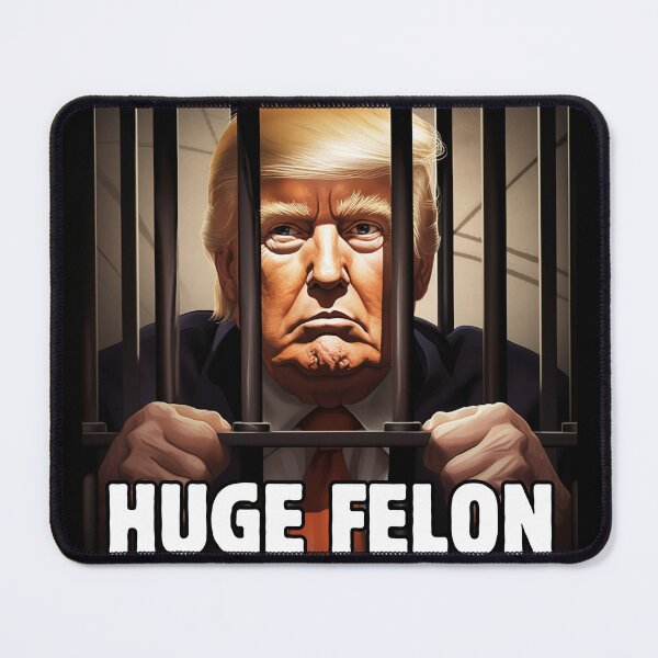 Item preview, HUGE FELON: Hilarious Donald Trump Behind Bars designed and sold by Hlvargo.