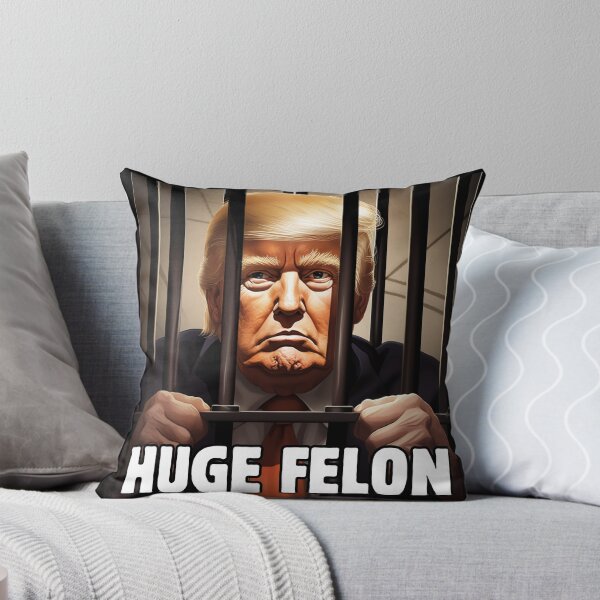 Item preview, HUGE FELON: Hilarious Donald Trump Behind Bars designed and sold by Hlvargo.