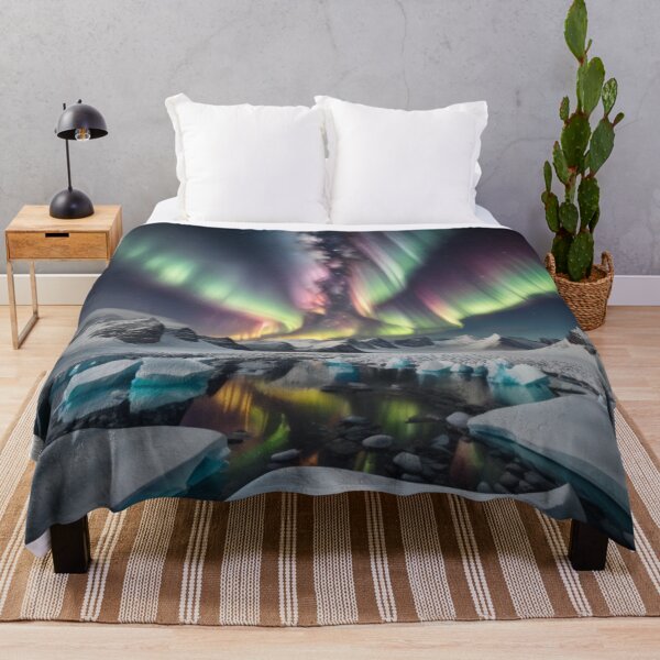Item preview, Aurora Australis Antarctica Reflections Light Show designed and sold by EnchantedVista.