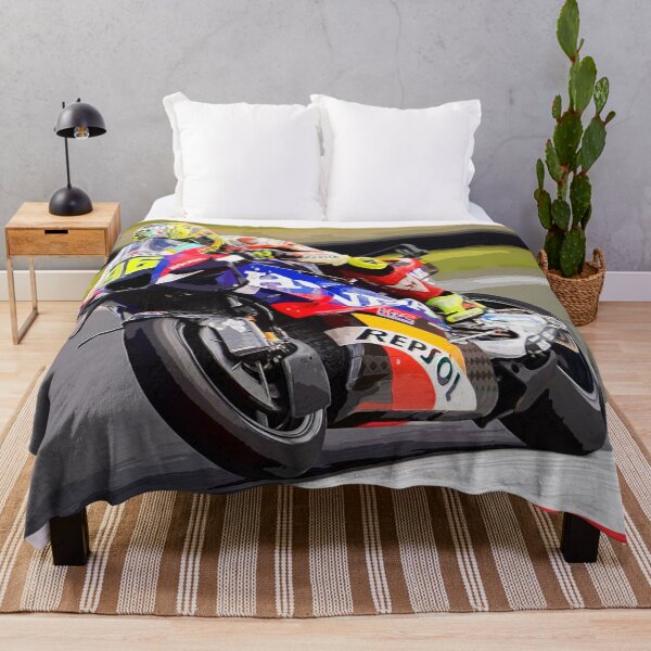 Item preview, Joan Mir racing his MotoGP motorcycle through the corners of Mugello watercolor designed and sold by Rodissimus1984.