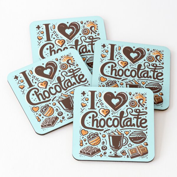 Item preview, I Love Chocolate: A Sweet and Simple Declaration of Love designed and sold by ArtSaba.