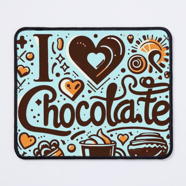 Item preview, I Love Chocolate: A Sweet and Simple Declaration of Love designed and sold by ArtSaba.