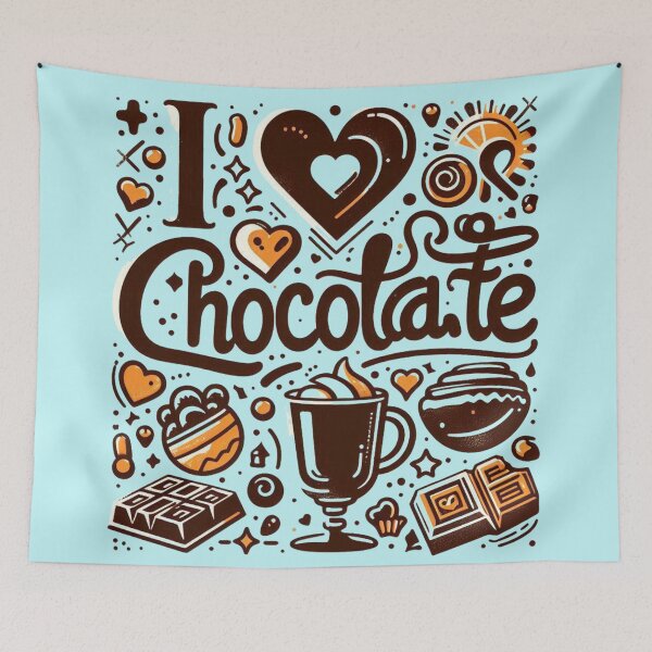 Item preview, I Love Chocolate: A Sweet and Simple Declaration of Love designed and sold by ArtSaba.