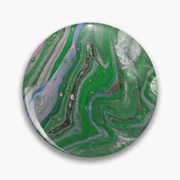 Item preview, Half Ring Green Pink Acyrlic Abstract designed and sold by Doug  Siegel.