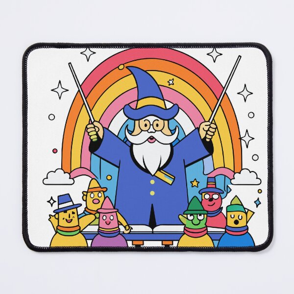 Item preview, Plump Rainbow Wizard Conducting designed and sold by omerfdln34.