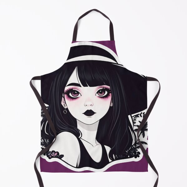 Item preview, Summer Goth Girl on a Tropical Vacation designed and sold by MadnessEnvelope.