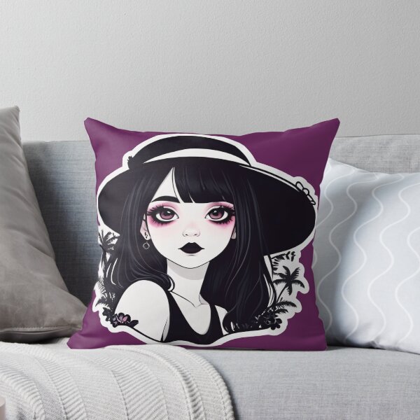 Item preview, Summer Goth Girl on a Tropical Vacation designed and sold by MadnessEnvelope.