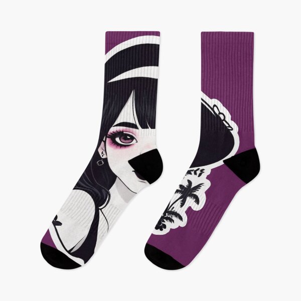 Item preview, Summer Goth Girl on a Tropical Vacation designed and sold by MadnessEnvelope.