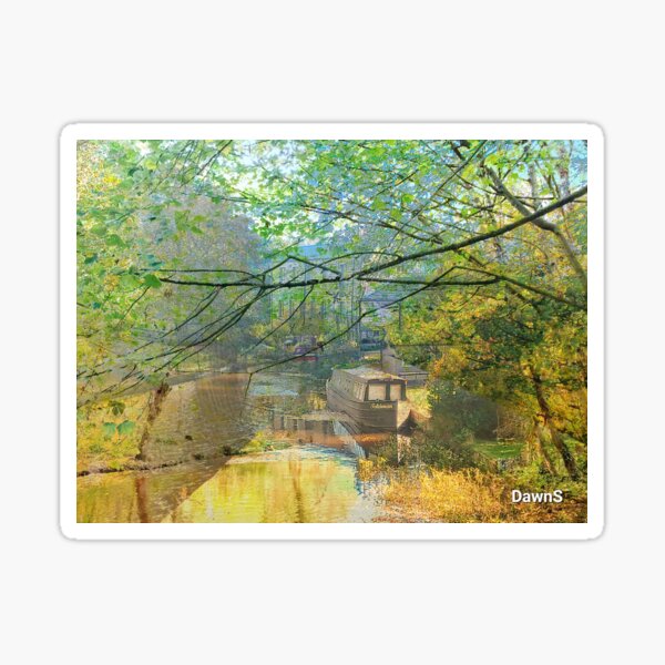 Item preview, Autumn life on the Canal I designed and sold by dawnsm.