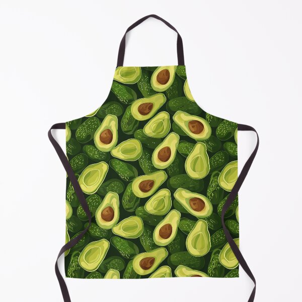 Item preview, Avocados on Dark Green designed and sold by Monochrome-Dog.