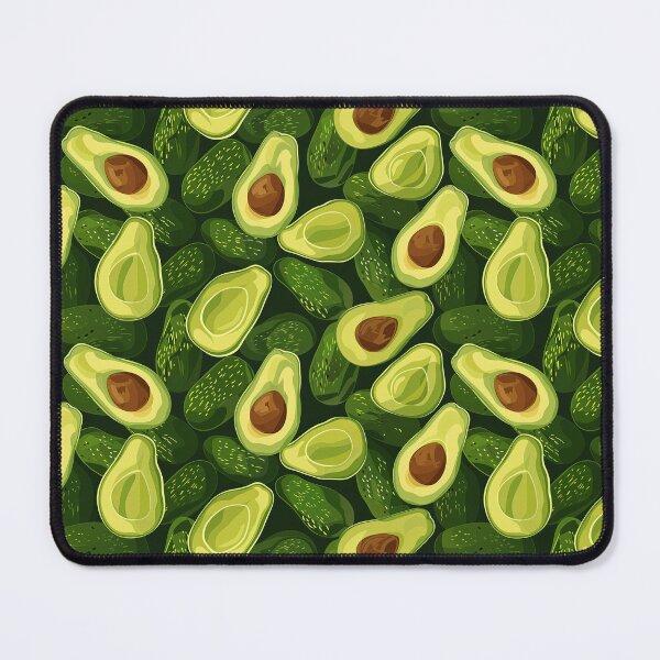 Item preview, Avocados on Dark Green designed and sold by Monochrome-Dog.