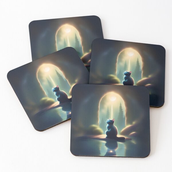 Item preview, Cat Meditating designed and sold by LuxWallDigital.