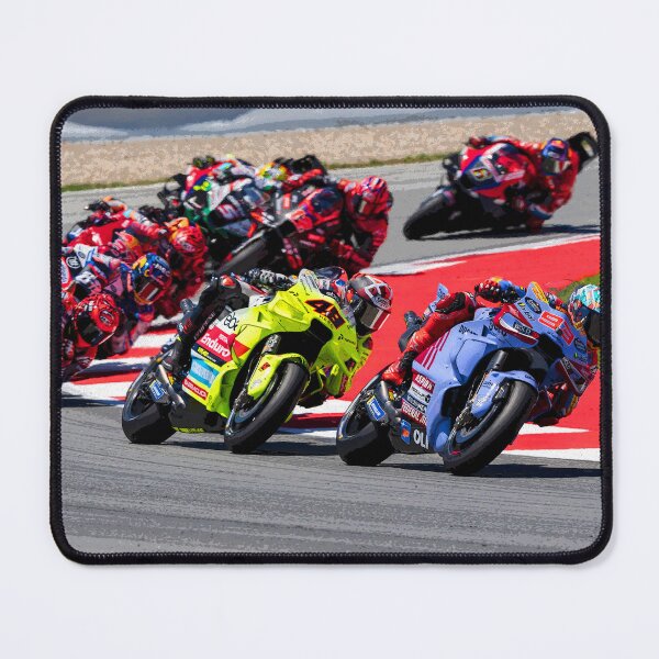 Item preview, The MotoGP field racing close together during the 2024 Mugello Grand Prix abstract designed and sold by Rodissimus1984.
