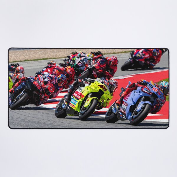Item preview, The MotoGP field racing close together during the 2024 Mugello Grand Prix abstract designed and sold by Rodissimus1984.