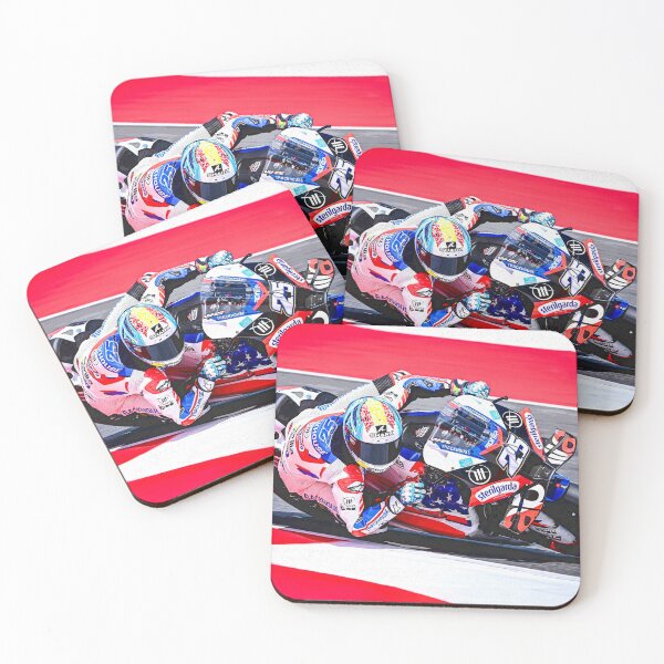 Item preview, Raul Fernandez racing through the corner at Mugello abstract designed and sold by Rodissimus1984.