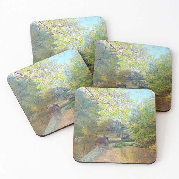 Item preview, Autumn Life on the Canal II designed and sold by dawnsm.