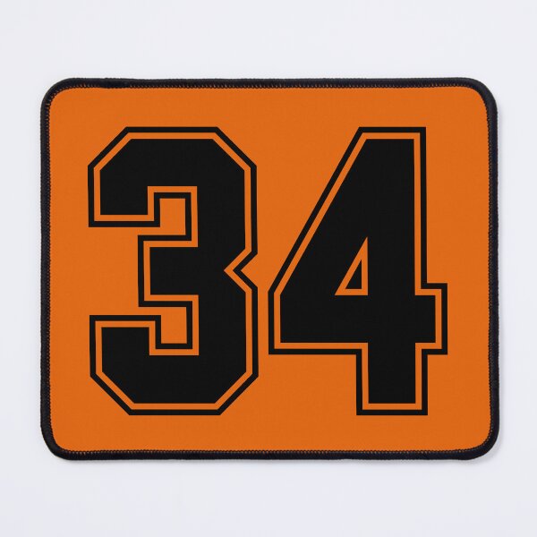 Item preview, tRump Guilty - 34 felony counts - Number 34 (black on orange) designed and sold by Thelittlelord.