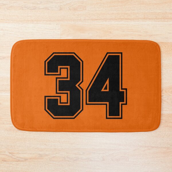 Item preview, tRump Guilty - 34 felony counts - Number 34 (black on orange) designed and sold by Thelittlelord.