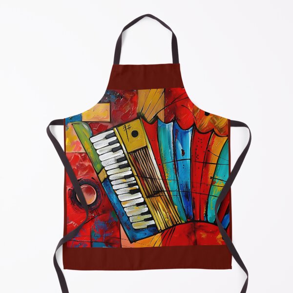 Item preview, Accordion Harmonic Musical Rhapsody - Vibrant Abstract Dynamic Composition Digital Art designed and sold by OlfactoART Studio.