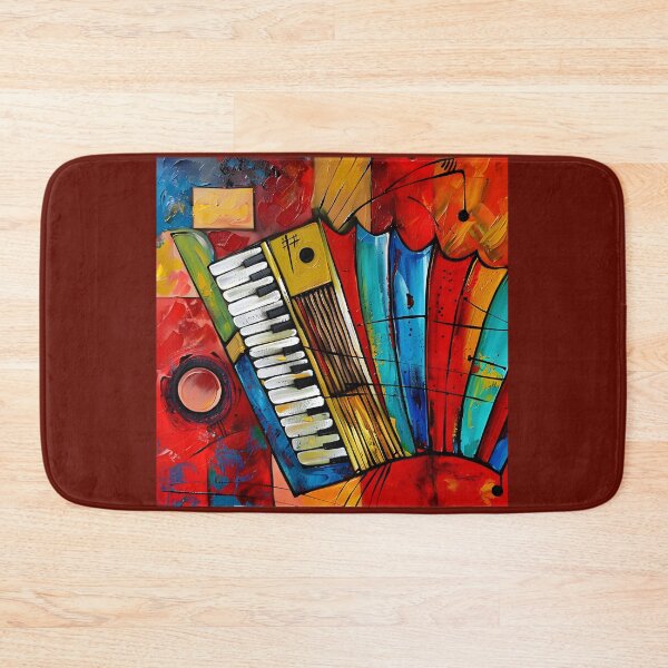 Item preview, Accordion Harmonic Musical Rhapsody - Vibrant Abstract Dynamic Composition Digital Art designed and sold by OlfactoART Studio.